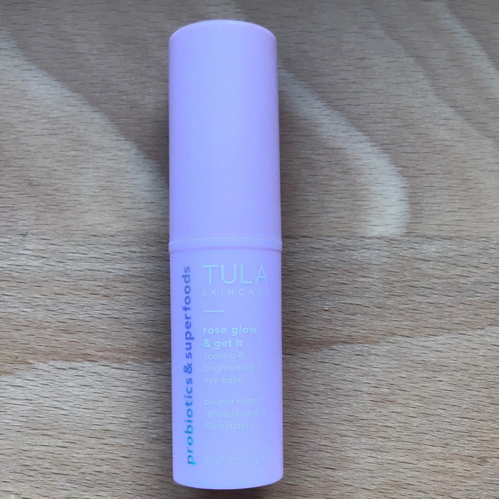 TULA Skincare, Rose Glow & Get It cooling and brightening eye balm